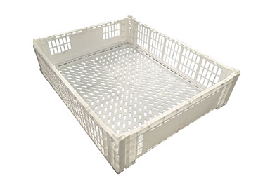 disposable folding crate mould