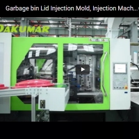 Garbage bin Lid Injection Mold, Injection Machine, Plastic Injection Molding Line