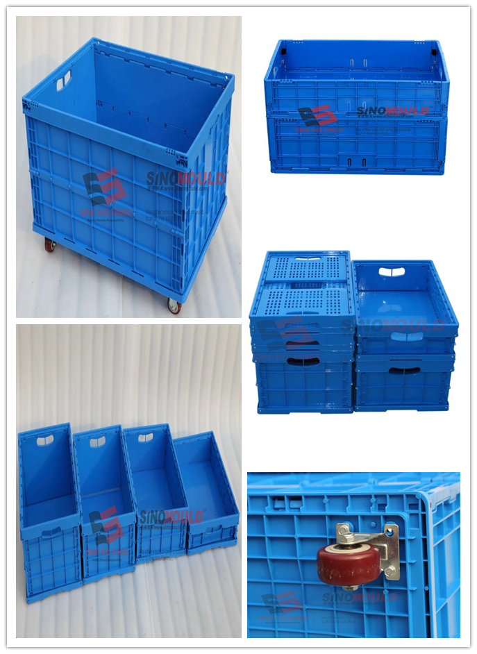 China Foldable crate mould