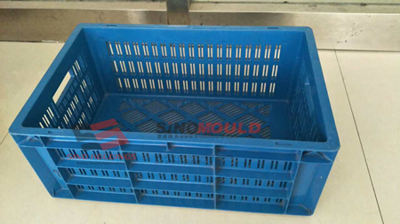 Plastic crate molding solution