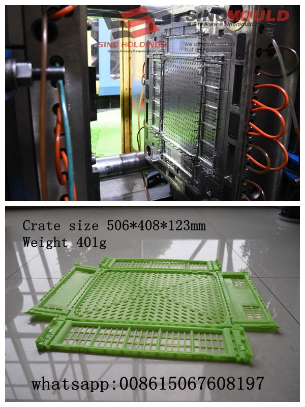 Folding Type Crates Injection Mould