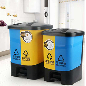 Treadle Type Classification Waste Bin Molding Solutioon