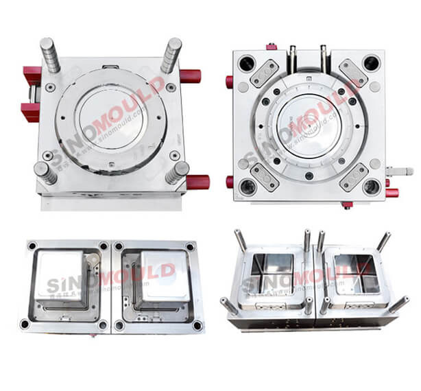 Plastic Paint Bucket Mould Display